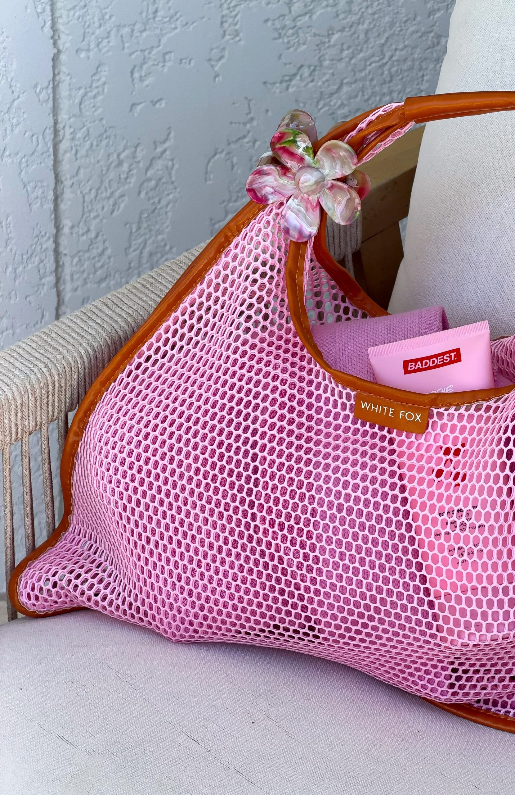 Graysen Shoulder Bag Pink/Orange - Image 3