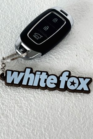 From The Archives Gigi Keychain Chocolate/Baby Blue