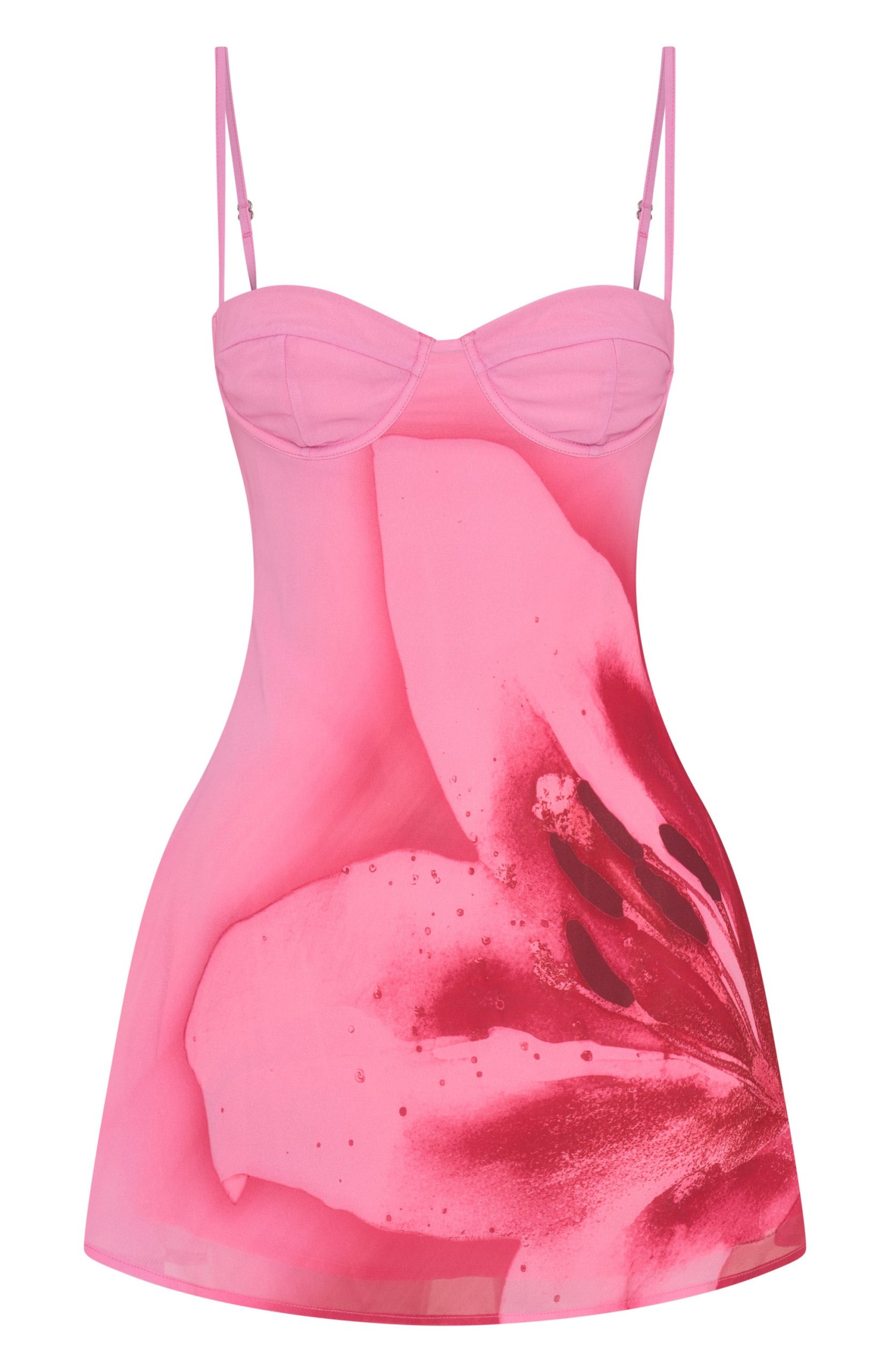 In The Back Of My Mind Mini Dress Blush Bloom - Image 6
