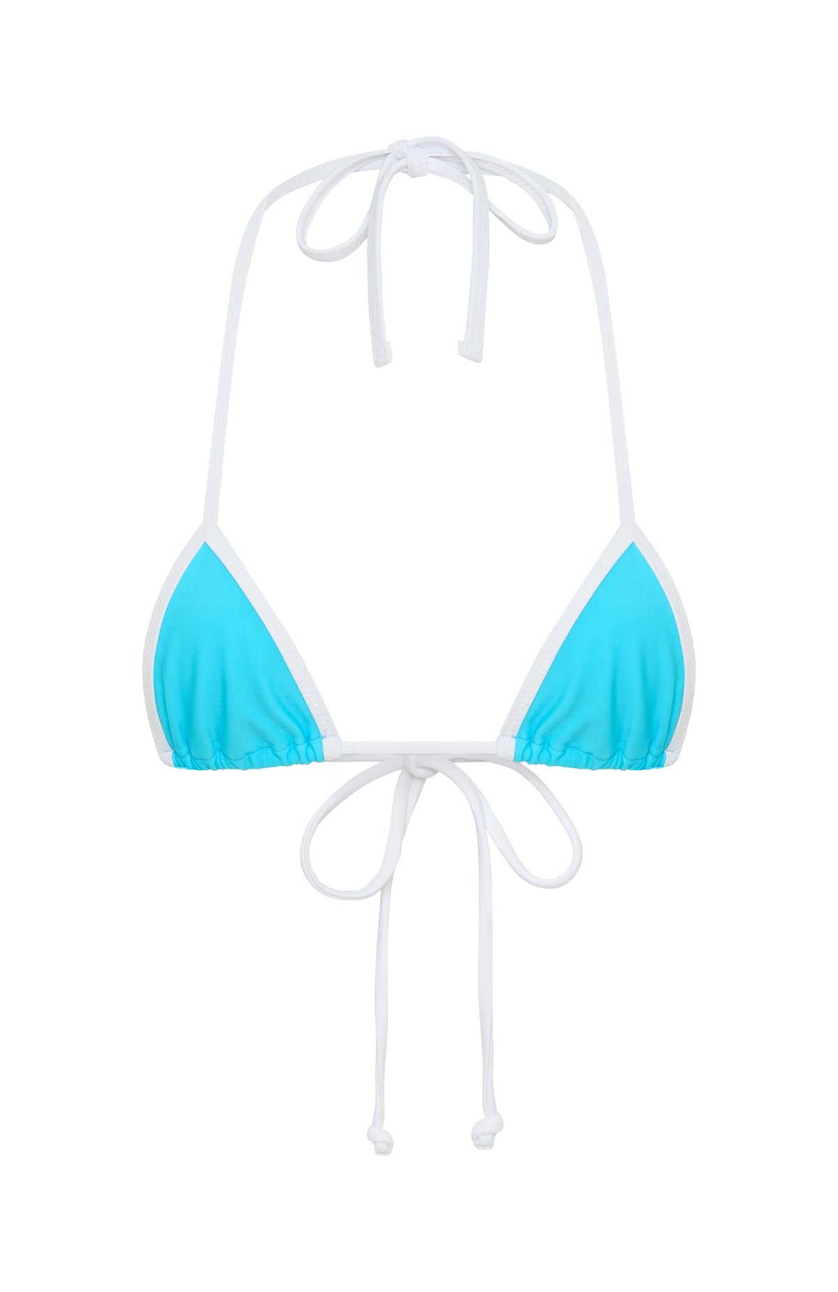 Inka Micro Bikini Top Paradise Blue/White - Image 6
