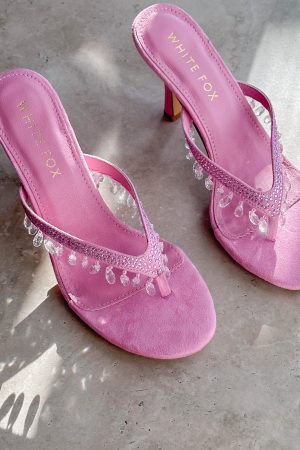 Jackie Mules Candy Pink