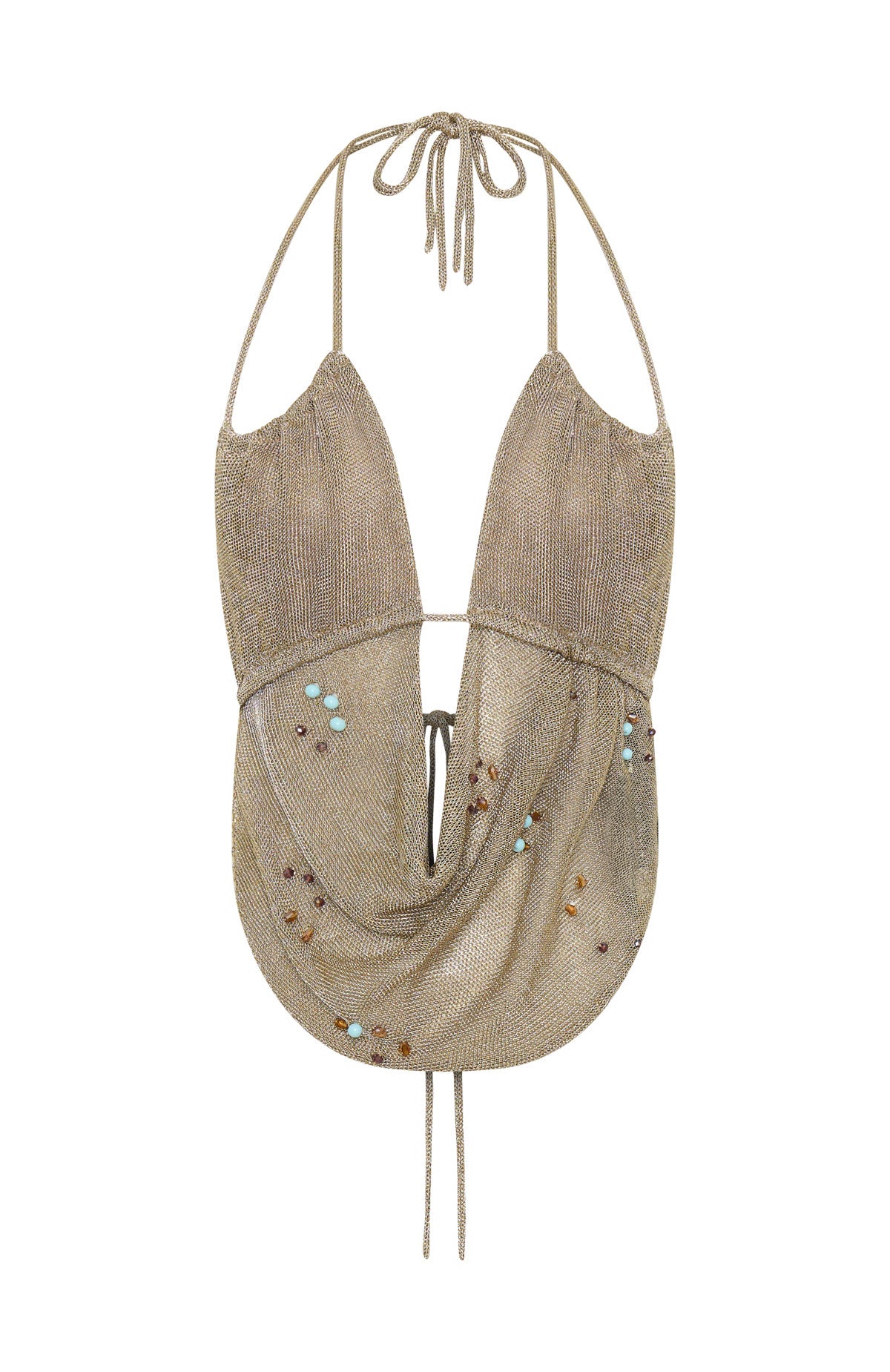 Just Out Here Knit Top Gold - Image 9