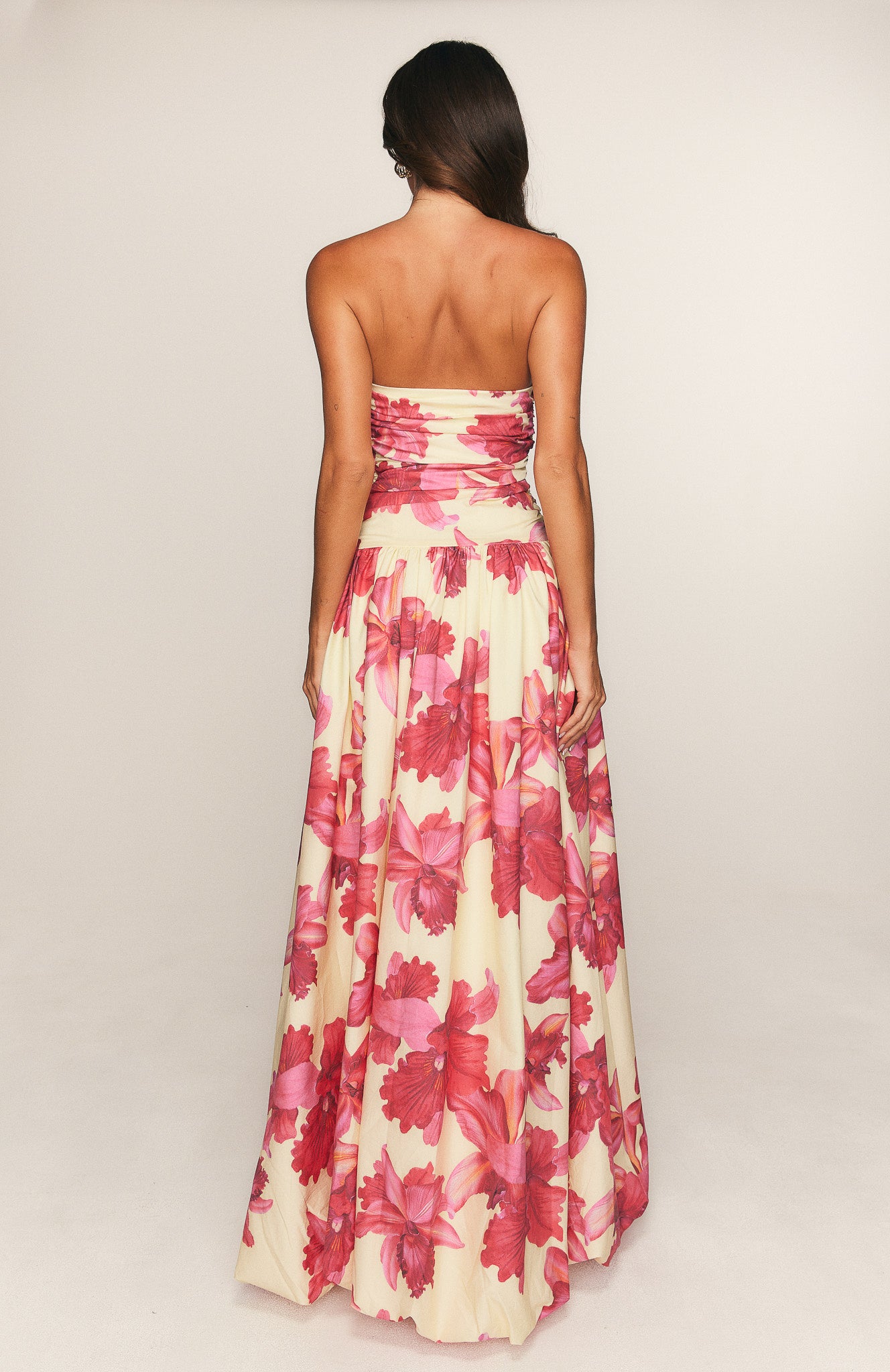 Keep My Promise Strapless Maxi Dress Siena Bloom - Image 3
