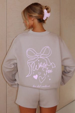 Love You Forever Oversized Sweater Moon