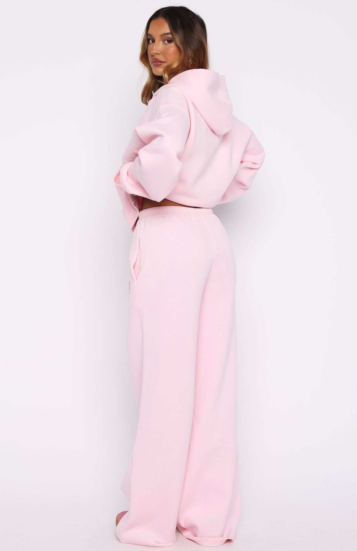 Lucky Ones Wide Leg Sweatpants Pink - Image 4