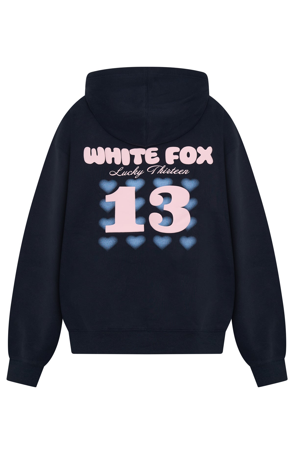 Lucky Thirteen Charise Zip Front Hoodie Navy - Image 6