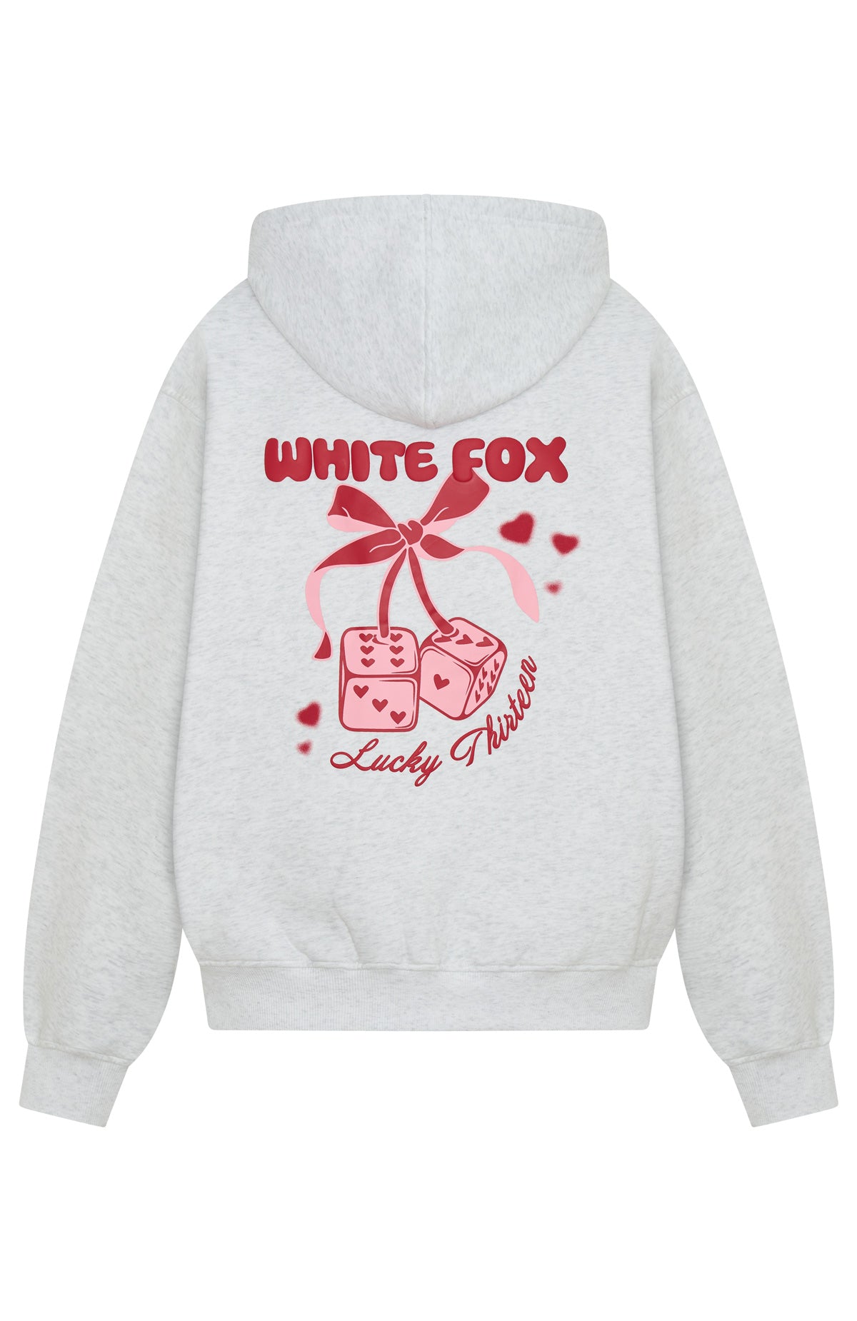 Lucky Thirteen Cheyenne Oversized Hoodie Grey Marle - Image 5