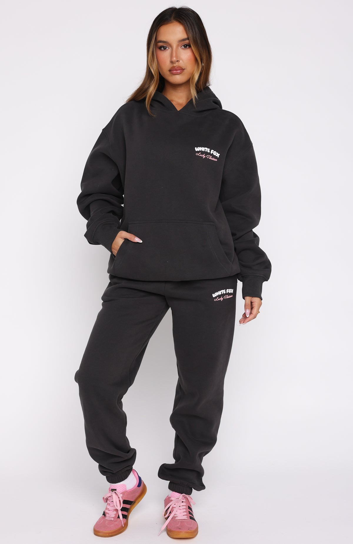 Lucky Thirteen Cheyenne Sweatpants Charcoal - Image 2