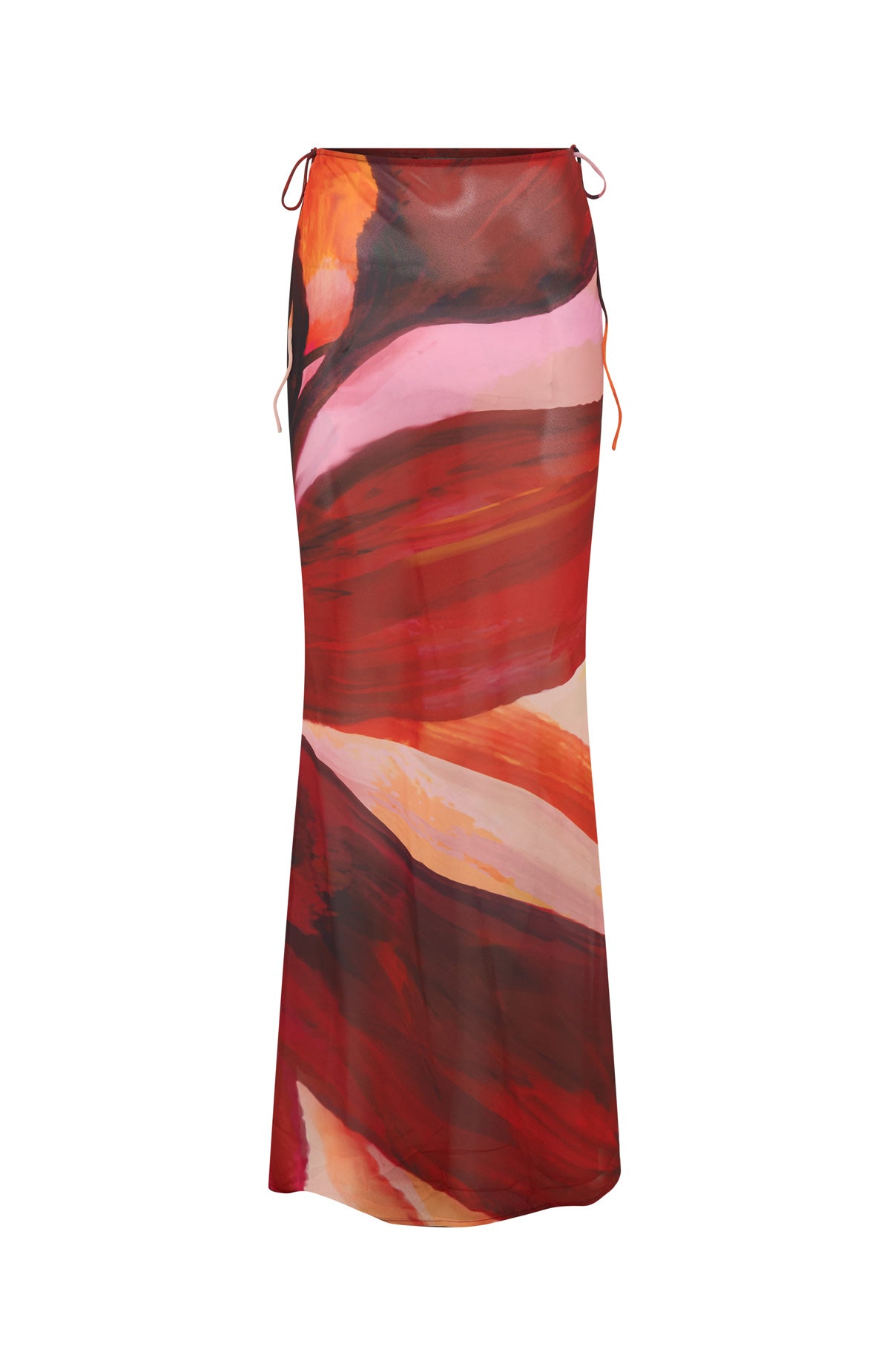 Luminous Maxi Skirt Sunset Petal - Image 6