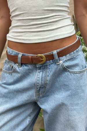 Titan Belt Burnt Caramel/Vintage Gold