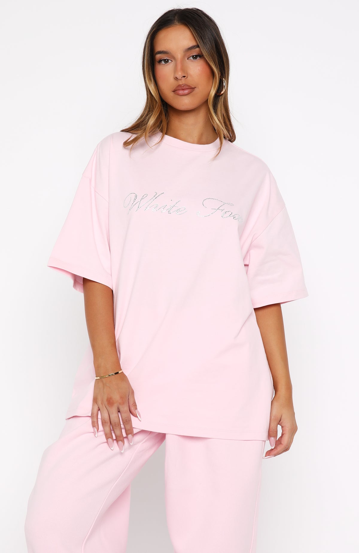 Make It Or Break It Oversized Tee Pink - Image 2