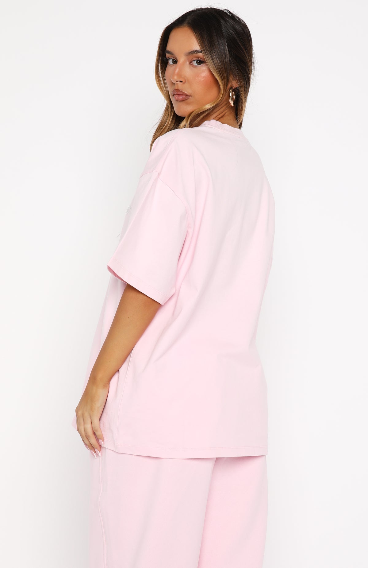 Make It Or Break It Oversized Tee Pink - Image 4