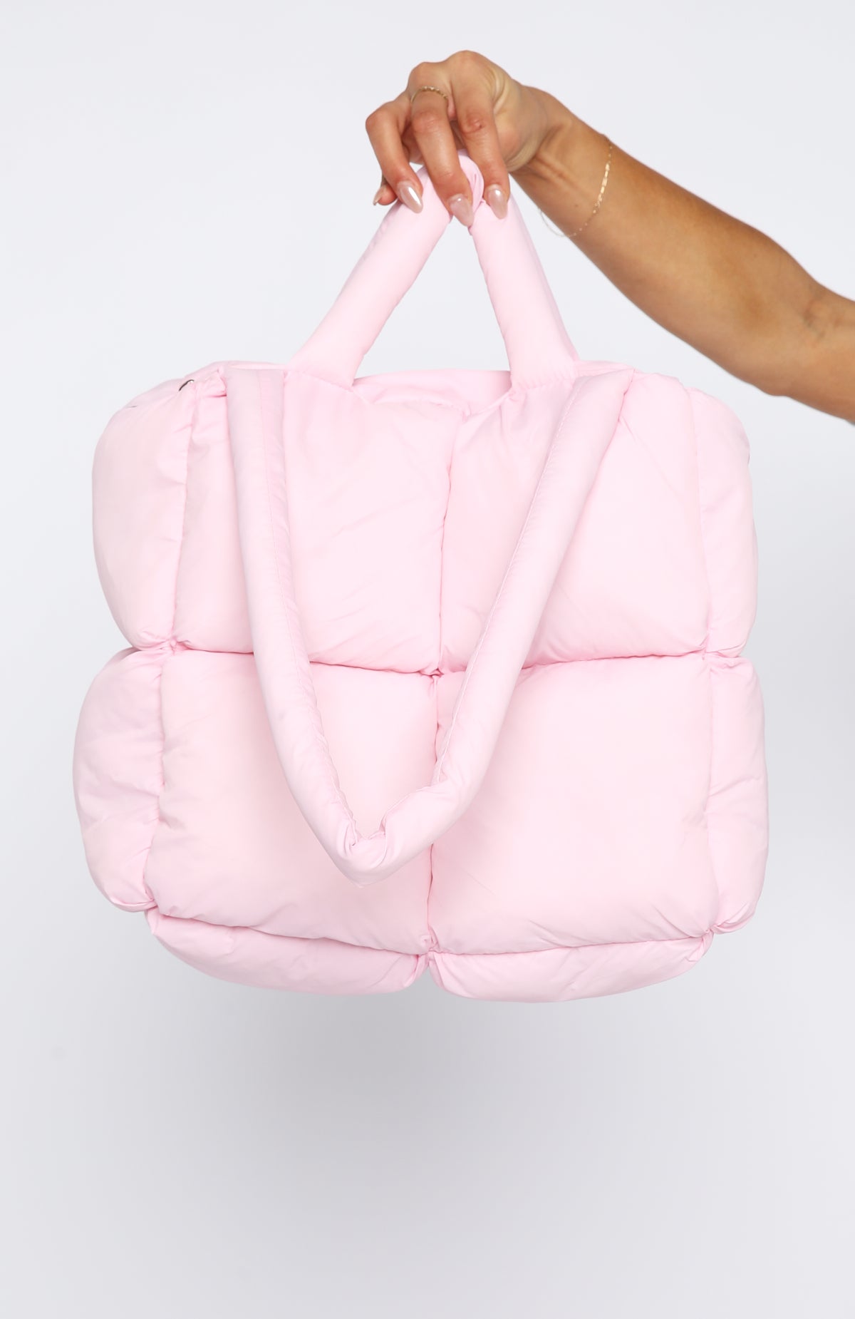 Malik Puffer Shoulder Bag Marshmallow - Image 2