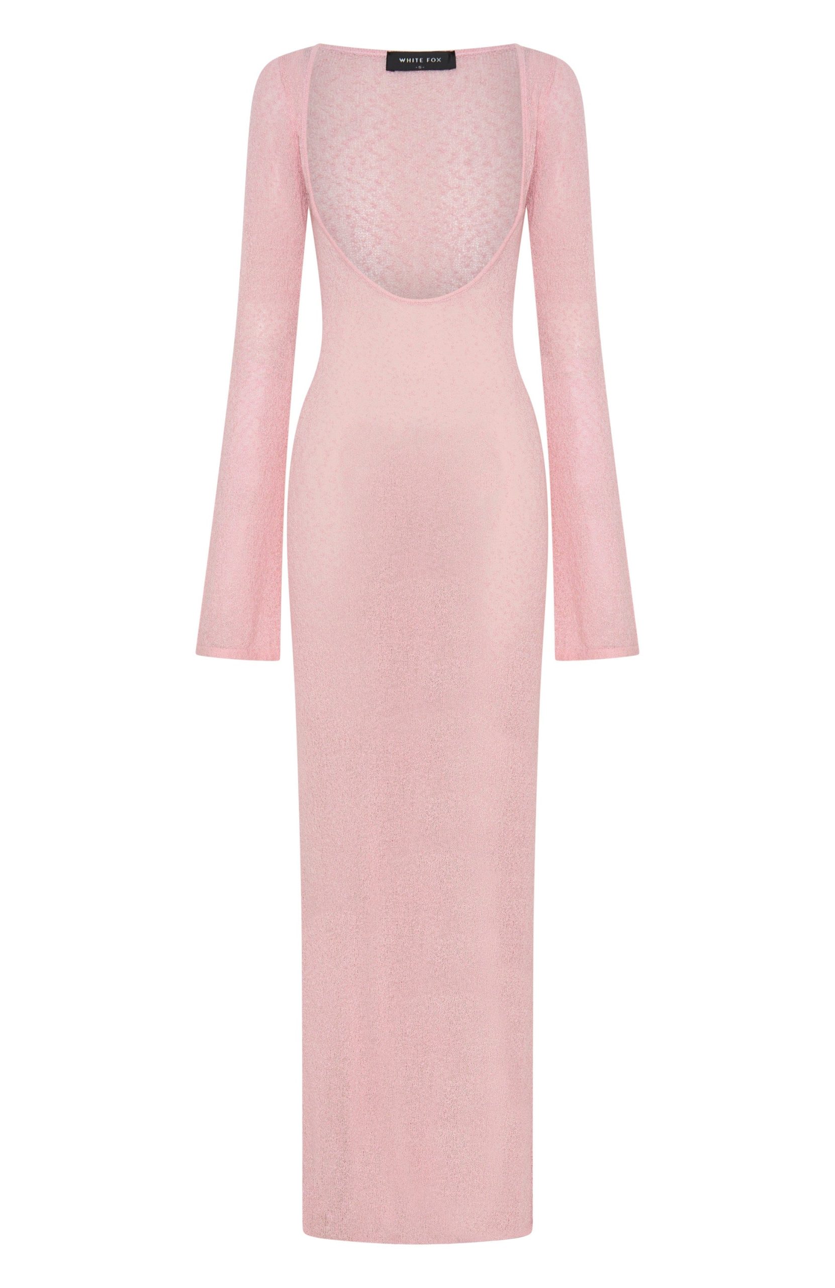 Malta Mermaids Long Sleeve Maxi Dress Blush Pink - Image 5