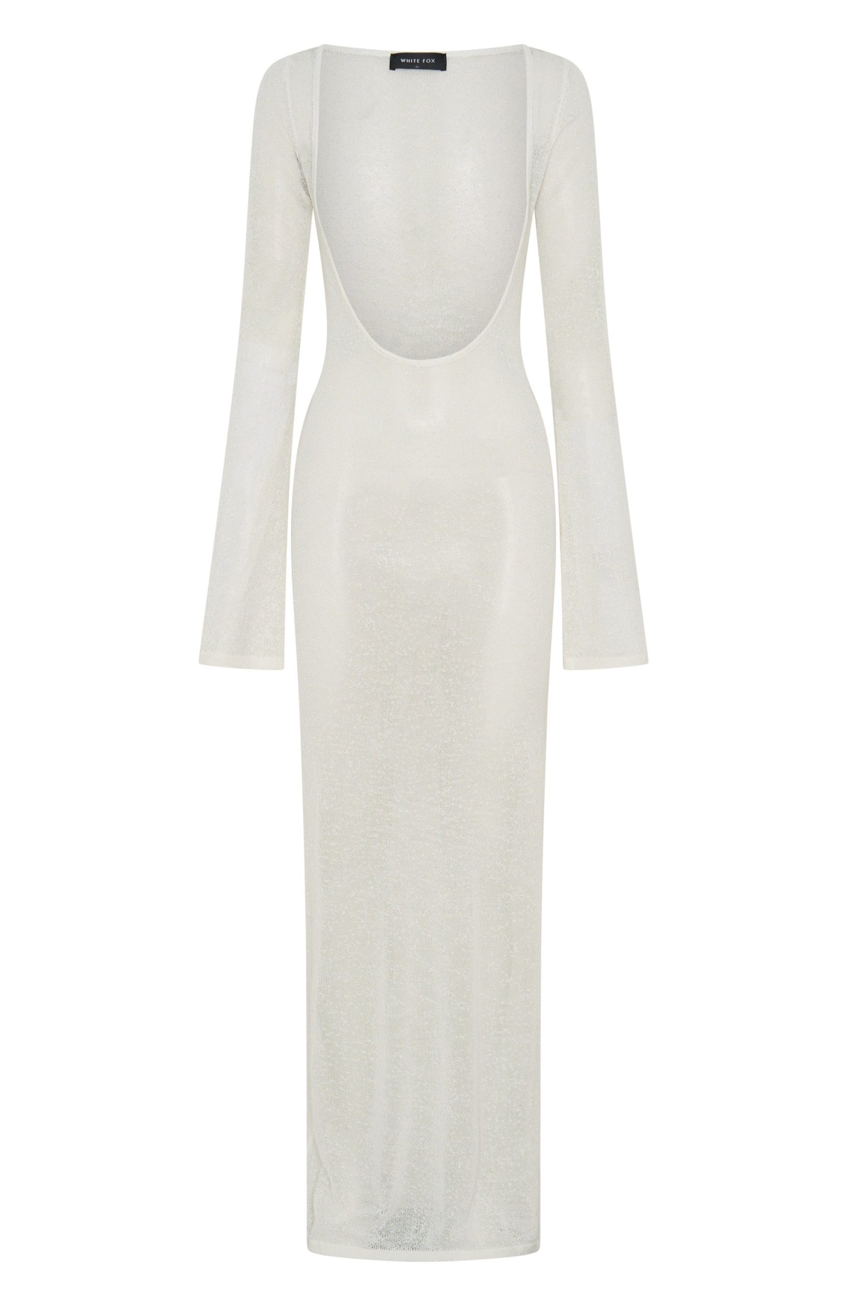 Malta Mermaids Long Sleeve Maxi Dress White - Image 6