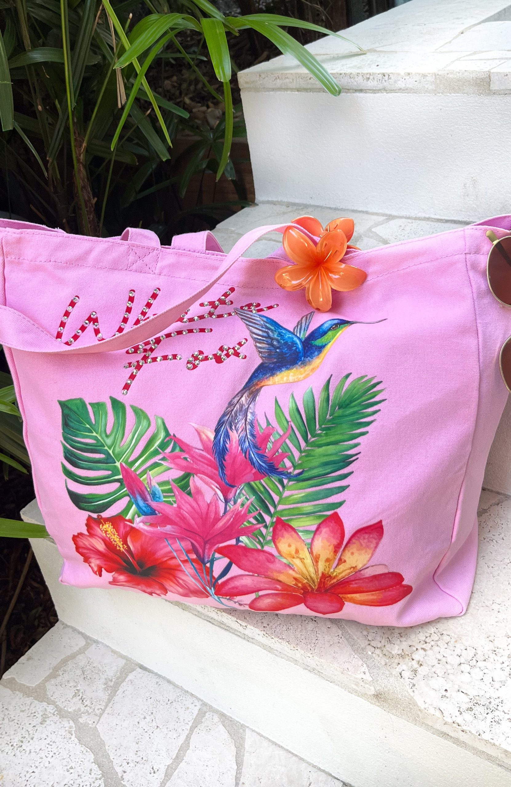 Morning Calm Tote Bag Pink - Image 2