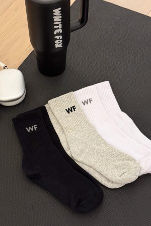My Peace Socks Set Black/Grey/White