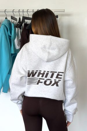 Name Of The Game Oversized Hoodie Grey Marle