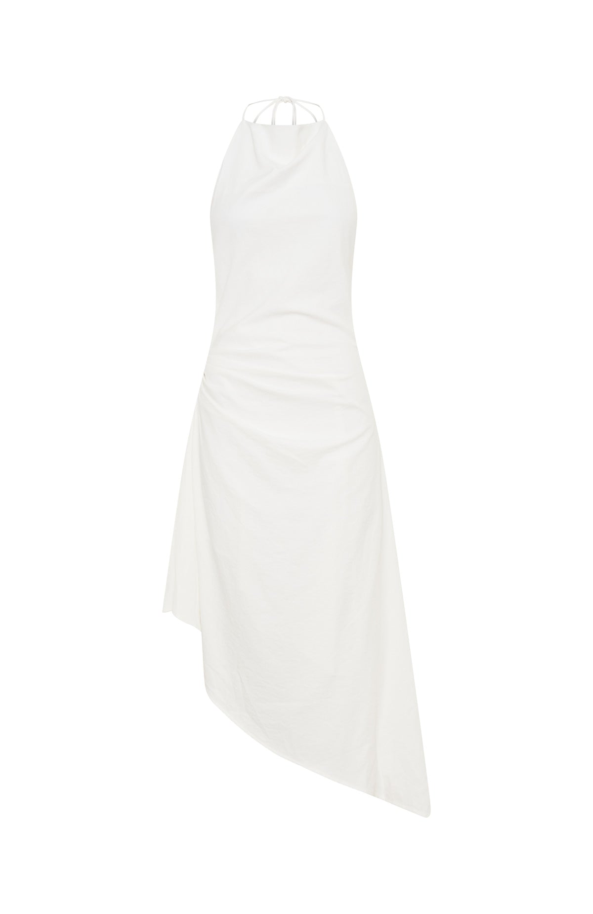 Night Hustle Halter Midi Dress White - Image 7