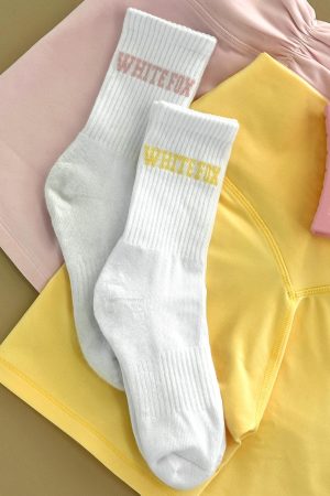 No Convincing Socks 2 Pack White/Honey/Ballet Pink