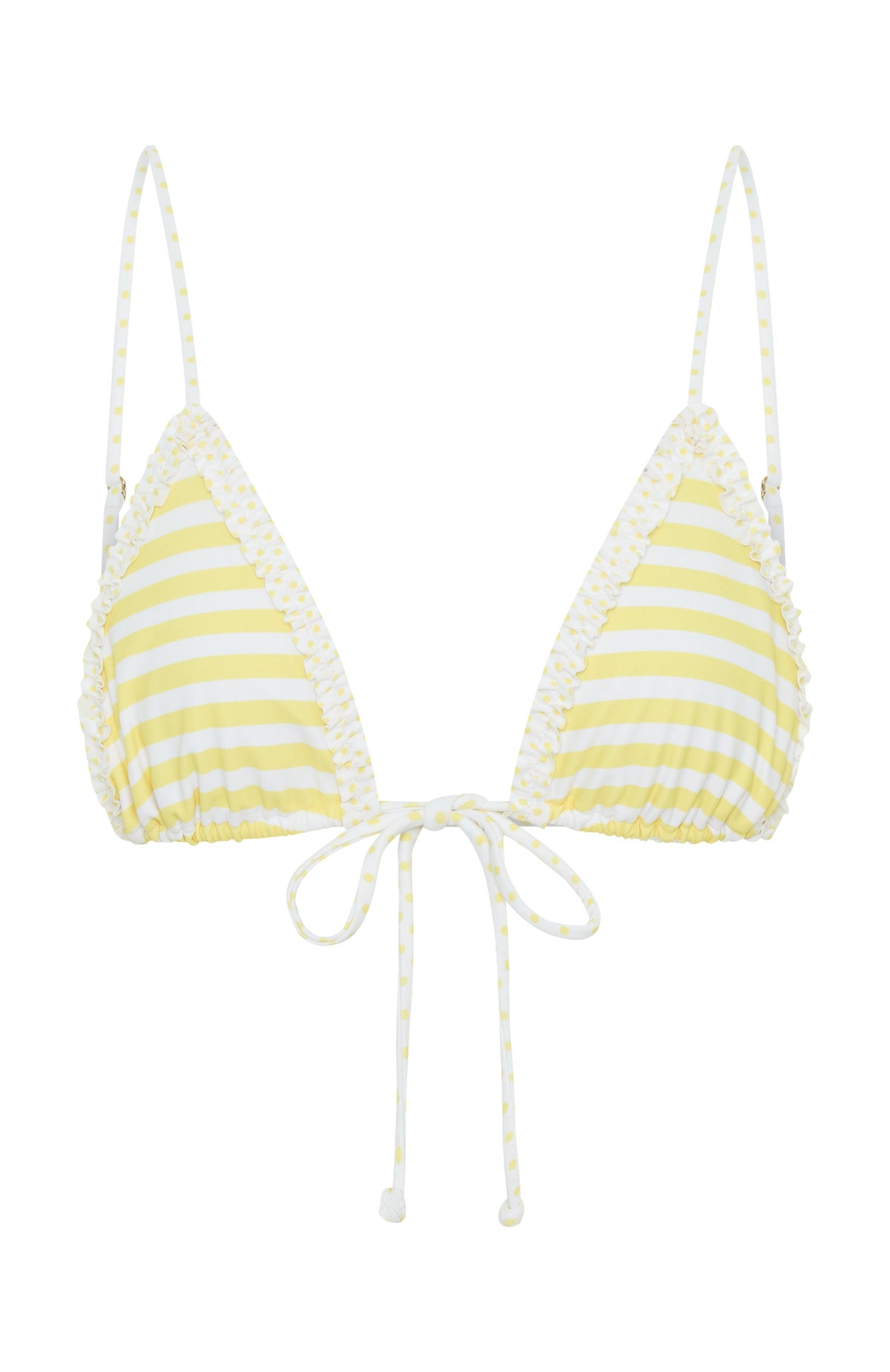 Noosa Bikini Top Lemoncello Stripe - Image 6