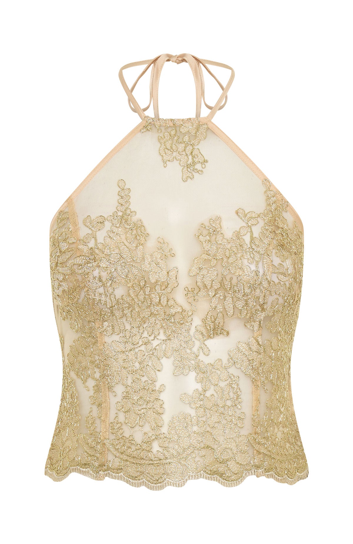 Now And Forever Halter Top Gold - Image 7