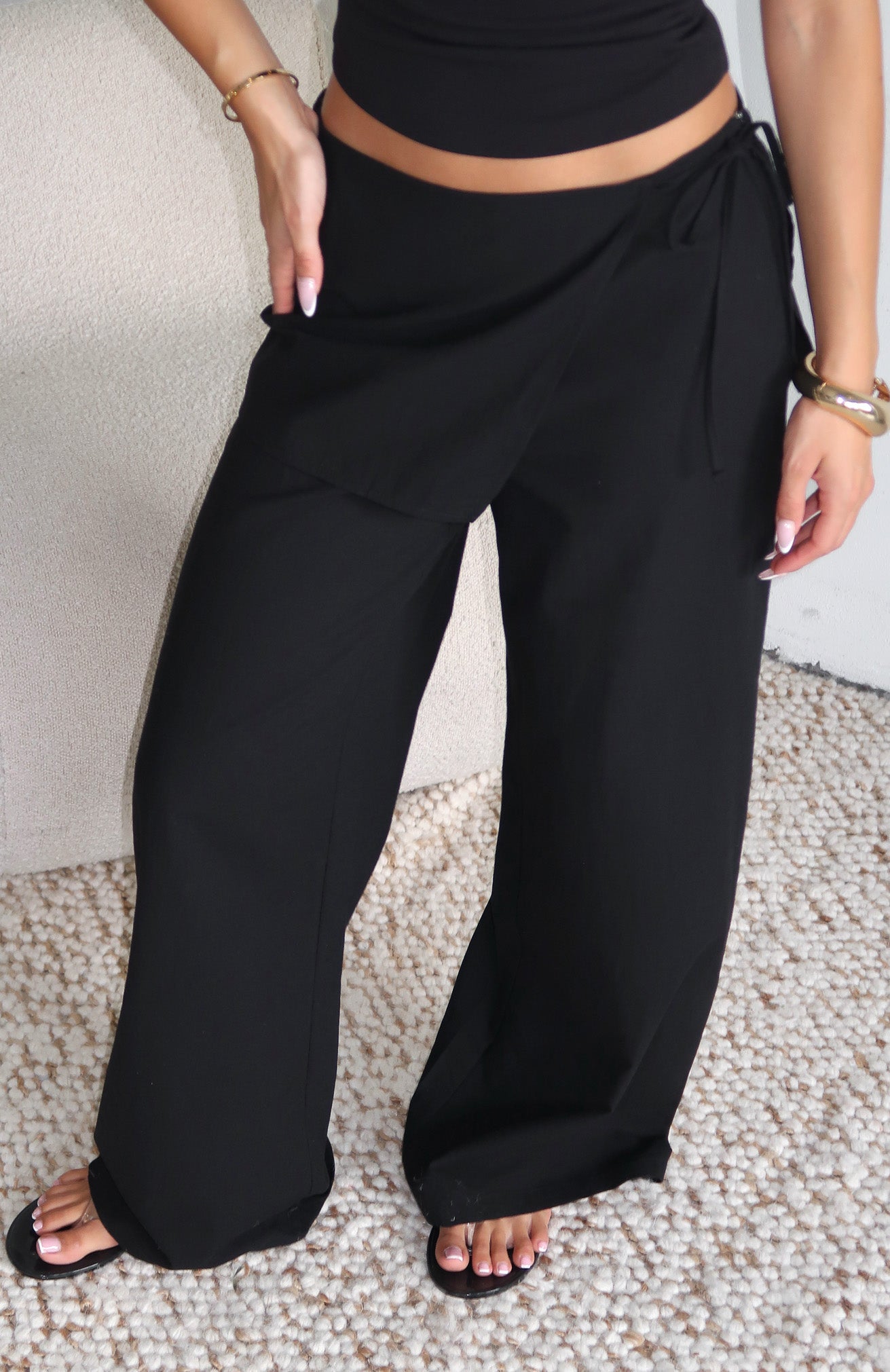 Off Beat Pants Black - Image 6
