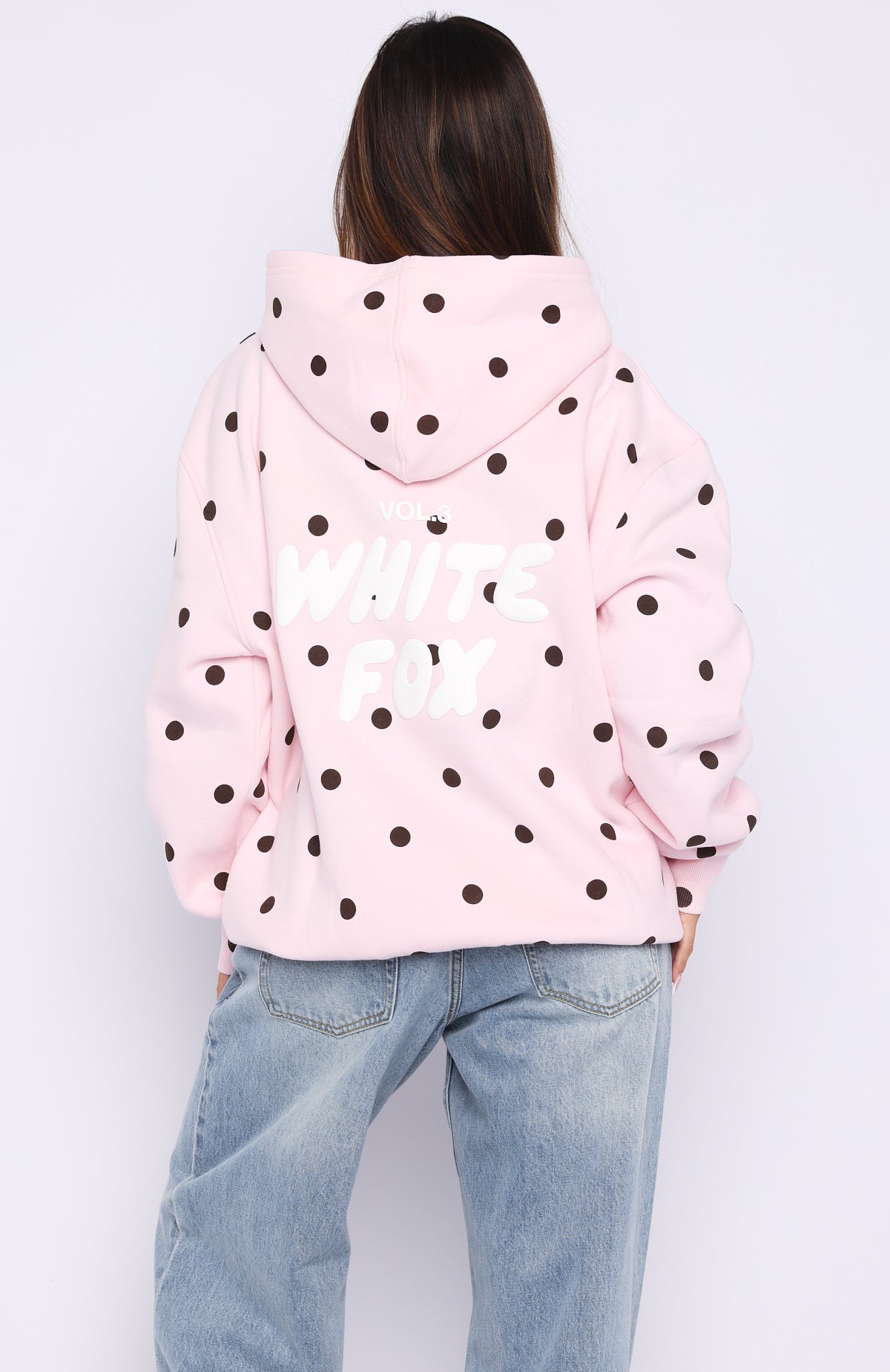 Offstage Printed Oversized Hoodie Posy Polka Dot - Image 4