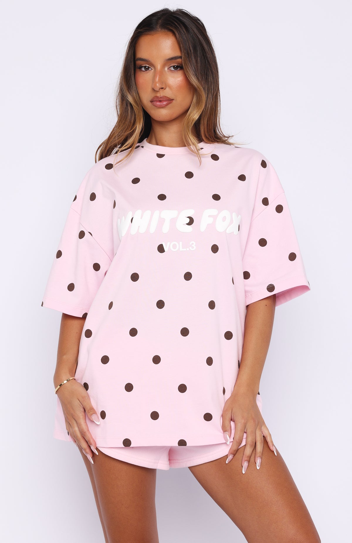 Offstage Printed Oversized Tee Posy Polka Dot - Image 2