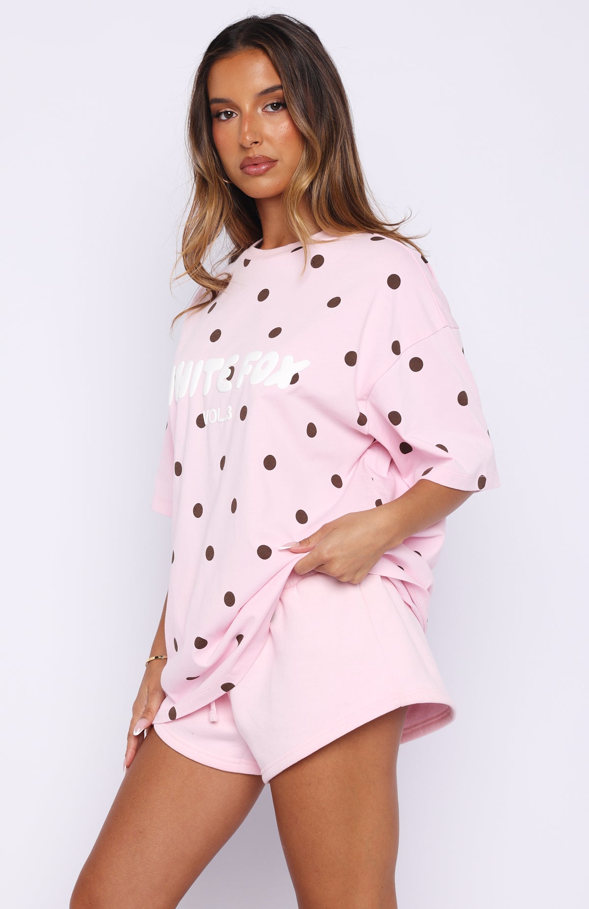 Offstage Printed Oversized Tee Posy Polka Dot - Image 3