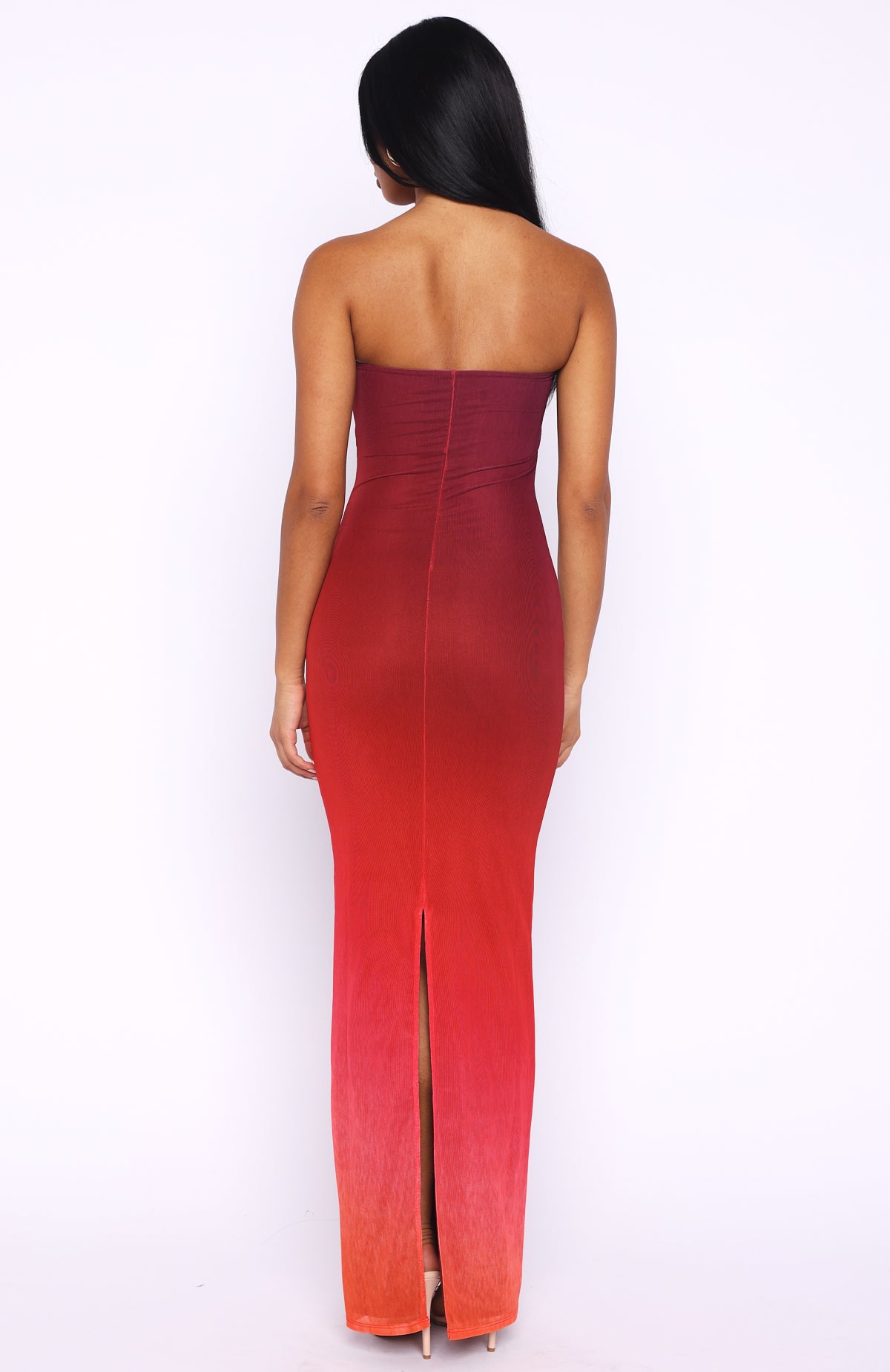 On Another Level Strapless Maxi Dress Sunset Mirage - Image 5