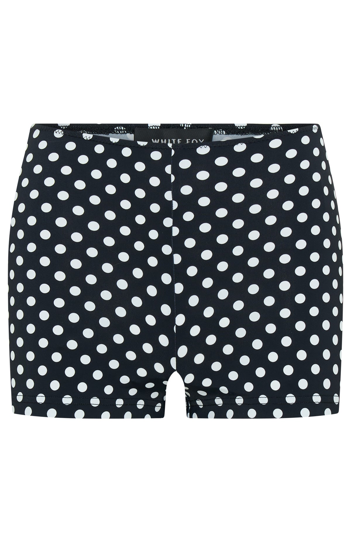 On The Inside Booty Shorts Black/White Polka Dot - Image 7