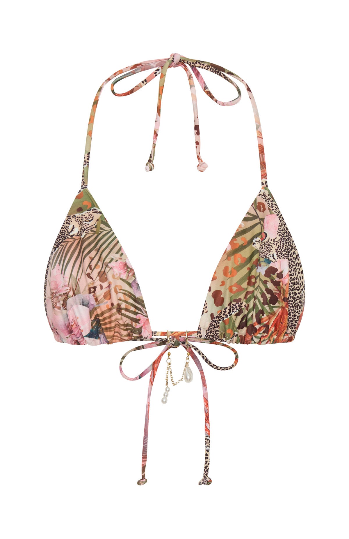 Opal Shore Bikini Top Feline Flora - Image 7