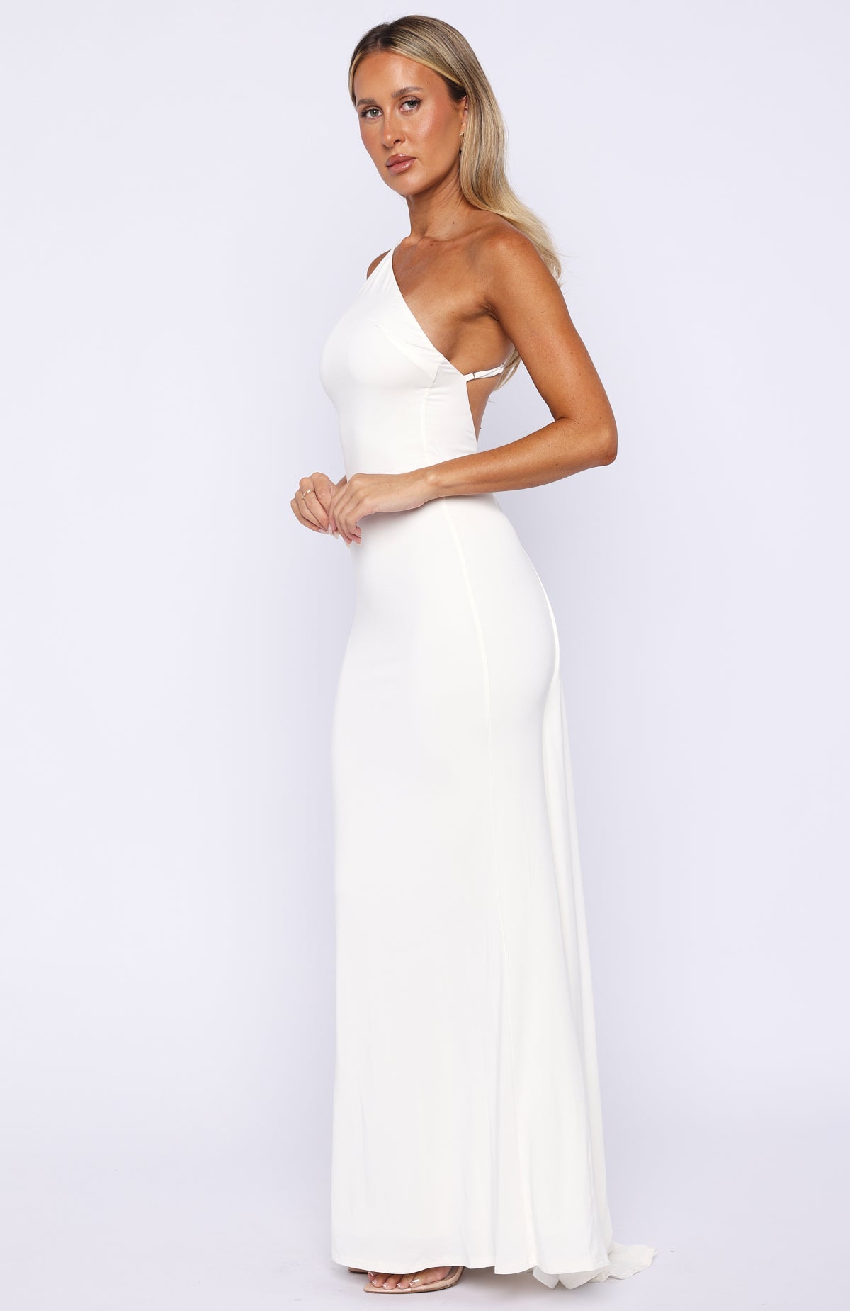 Our Love Story Maxi Dress Off White - Image 3