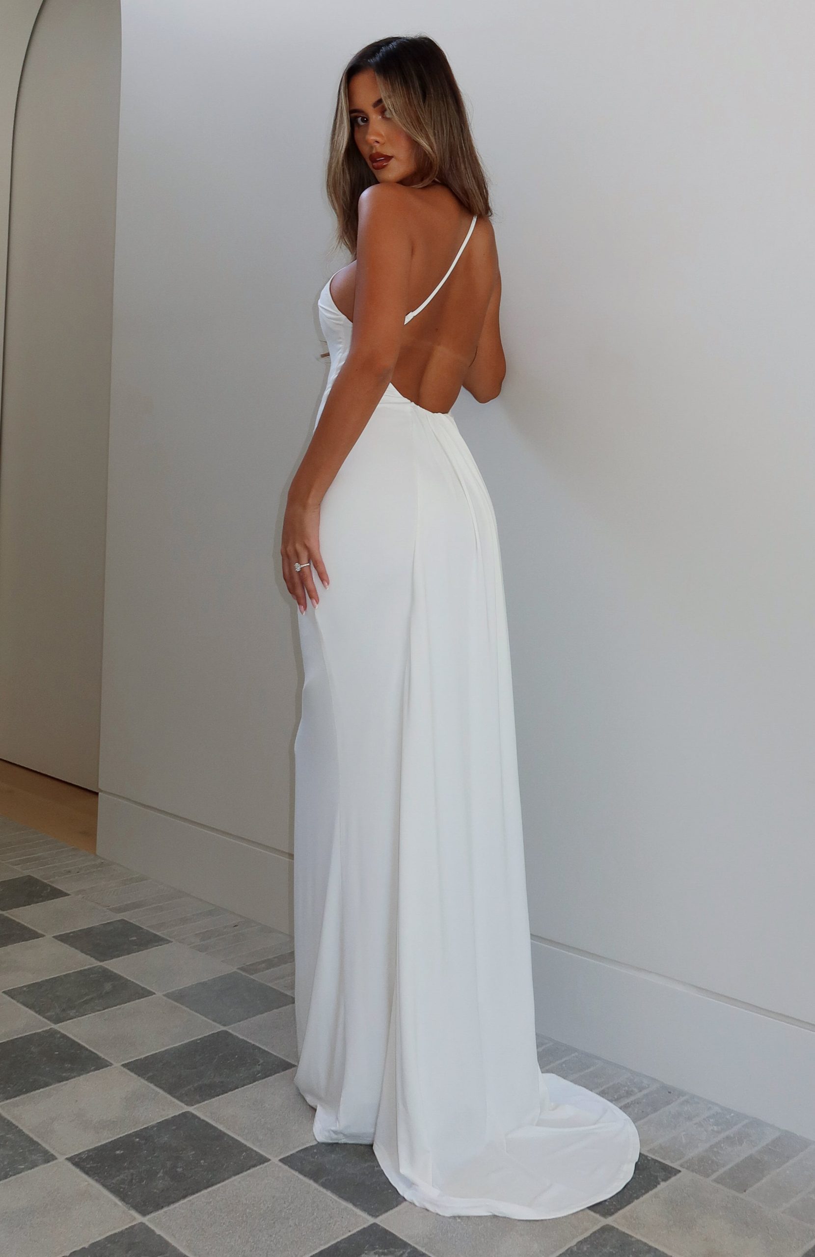 Our Love Story Maxi Dress Off White - Image 5