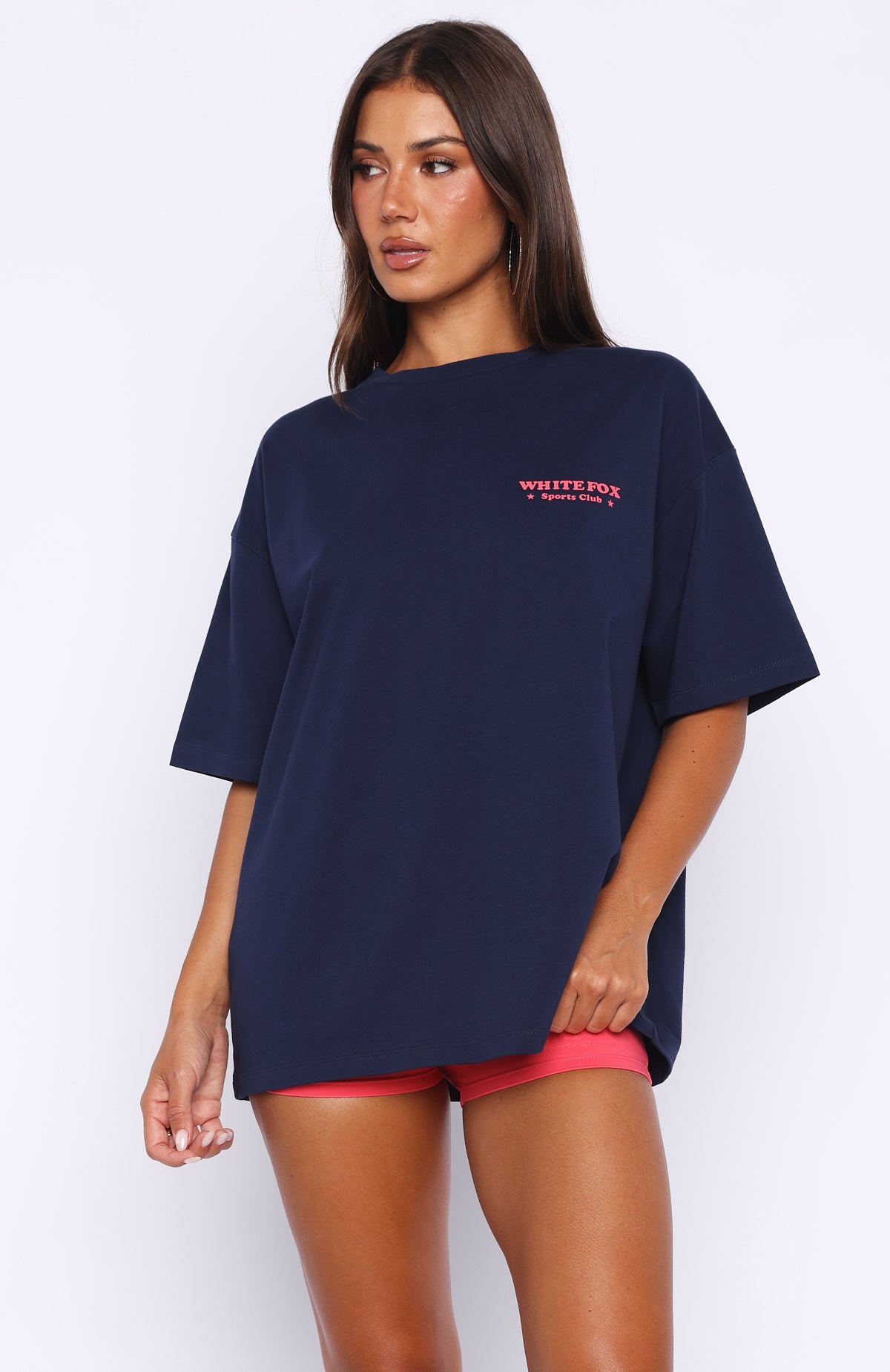 Outfit Of The Day Oversized Tee Navy - Image 2