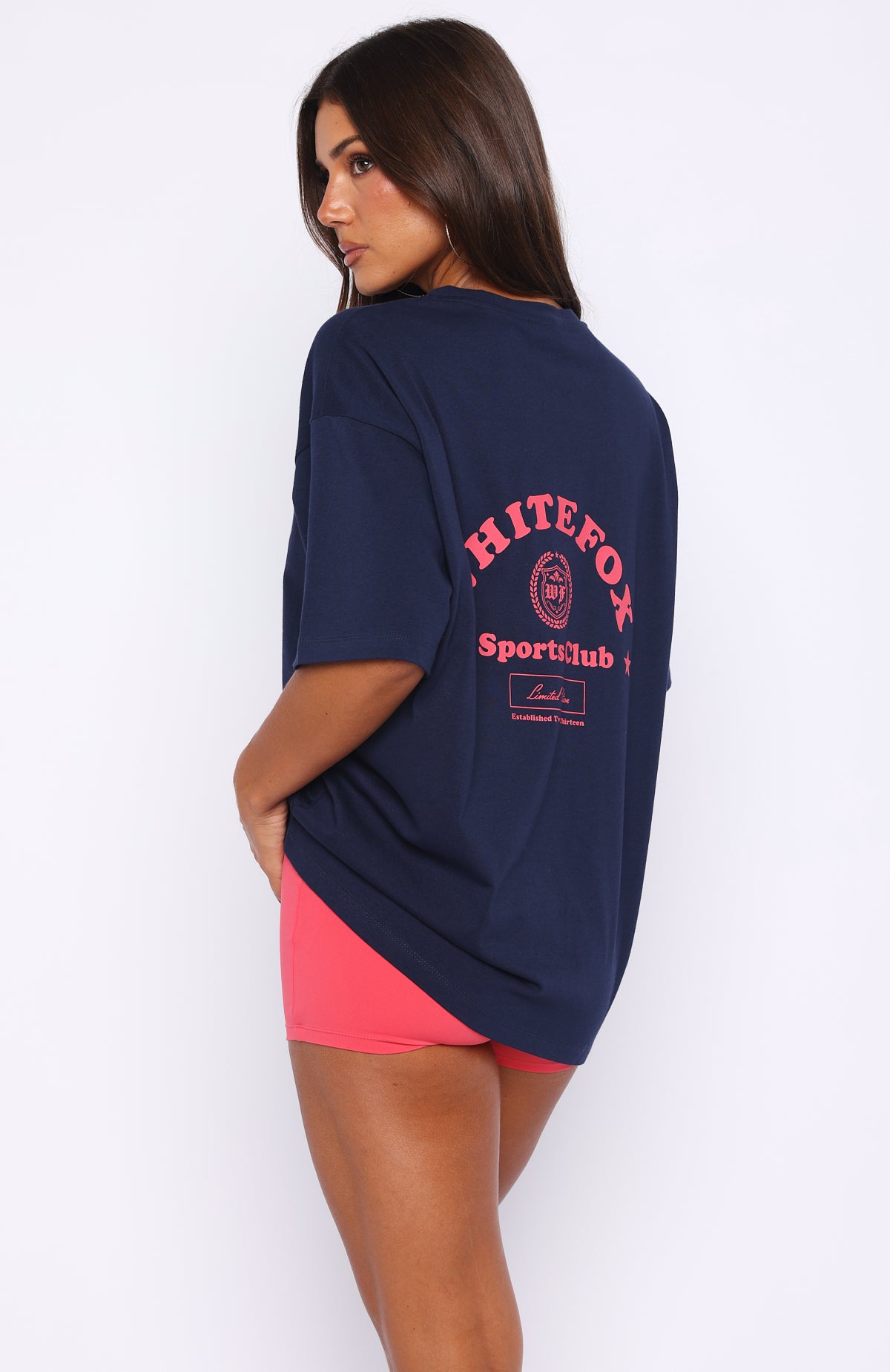 Outfit Of The Day Oversized Tee Navy - Image 4