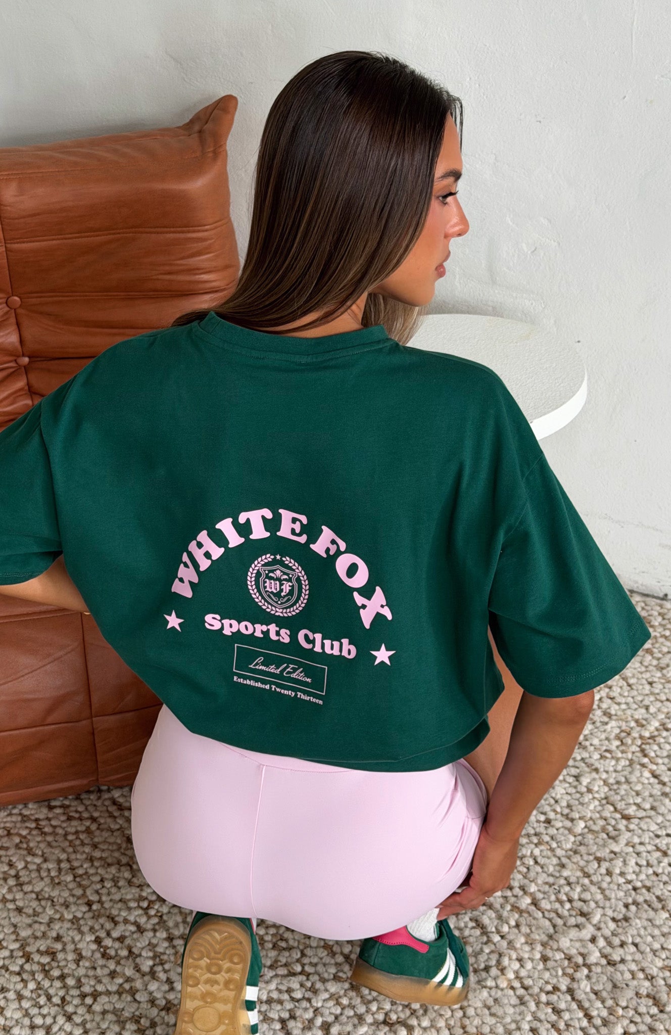 Outfit Of The Day Oversized Tee Forest Green