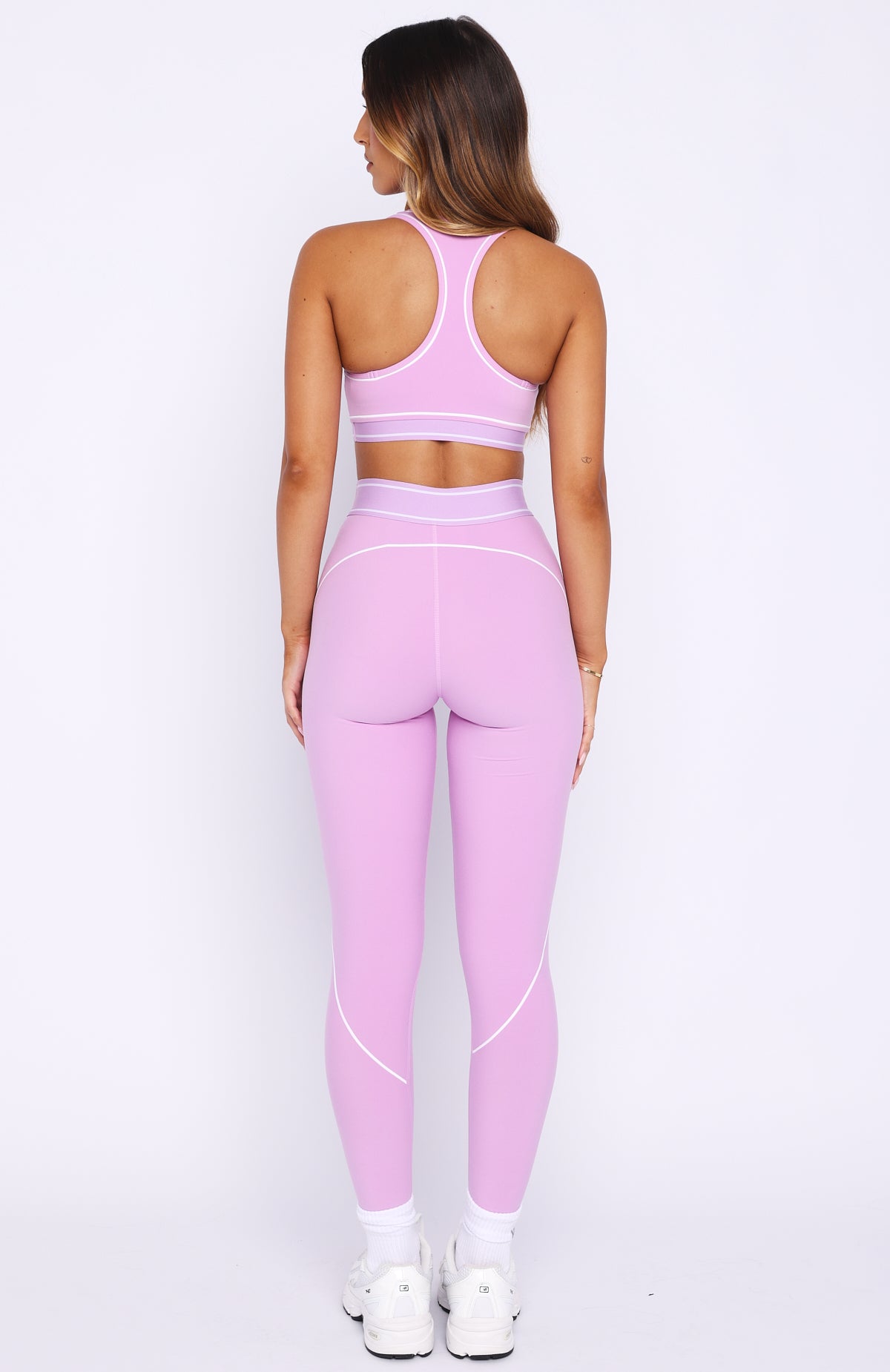 Precision Leggings Orchid/White - Image 4