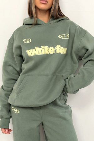 Ready To Go Oversized Hoodie Khaki