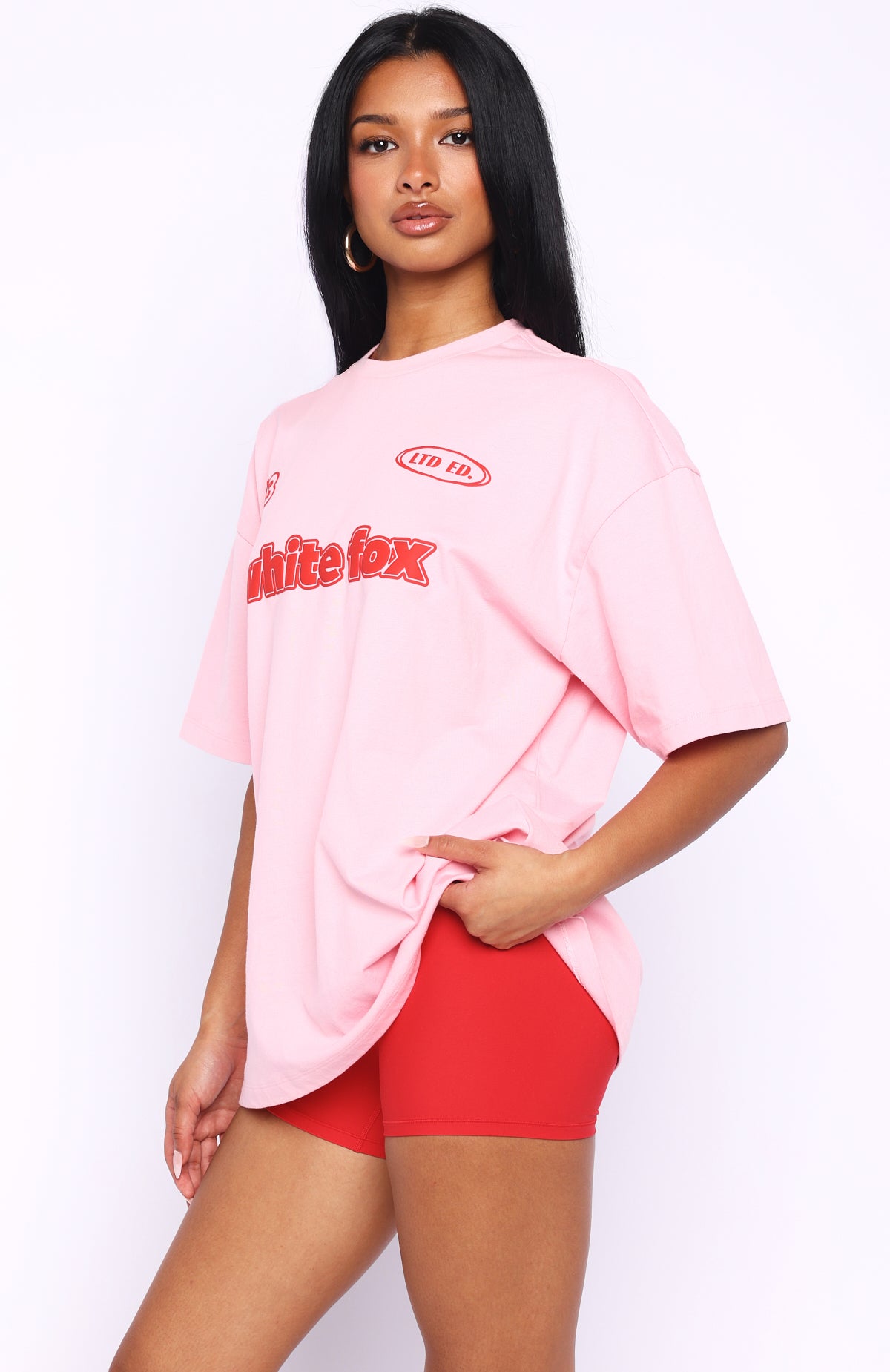 Ready To Go Oversized Tee Pink - Image 3