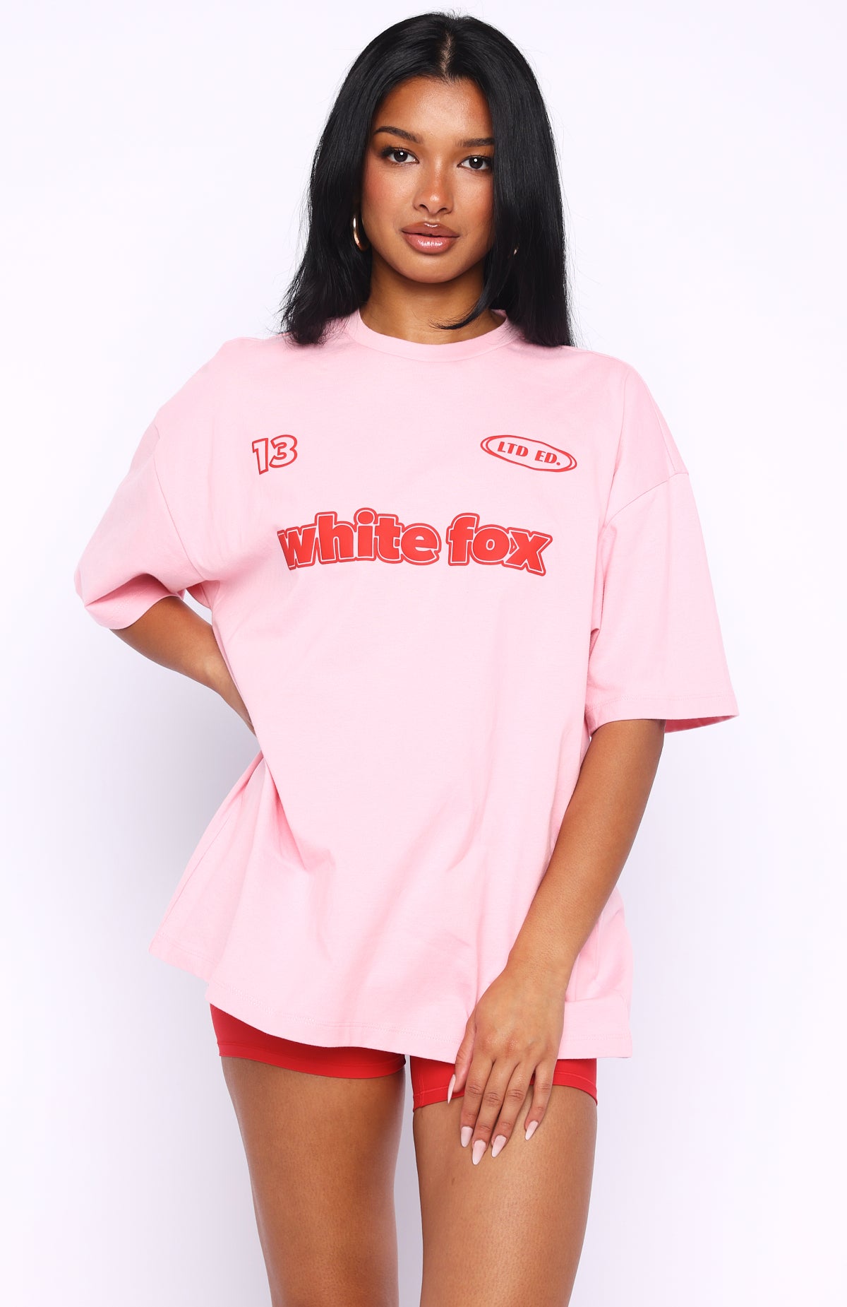 Ready To Go Oversized Tee Pink - Image 2