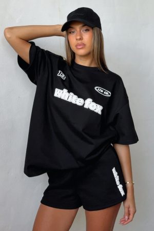 Ready To Go Oversized Tee Black