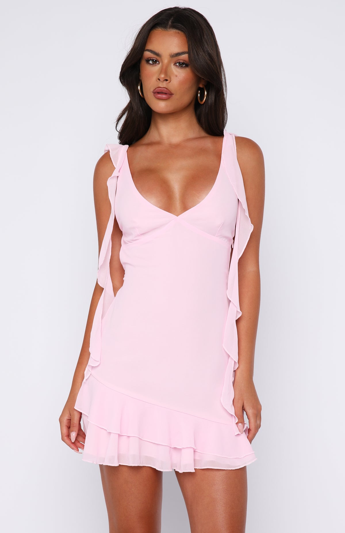 Rebel Rebel Mini Dress Baby Pink - Image 2