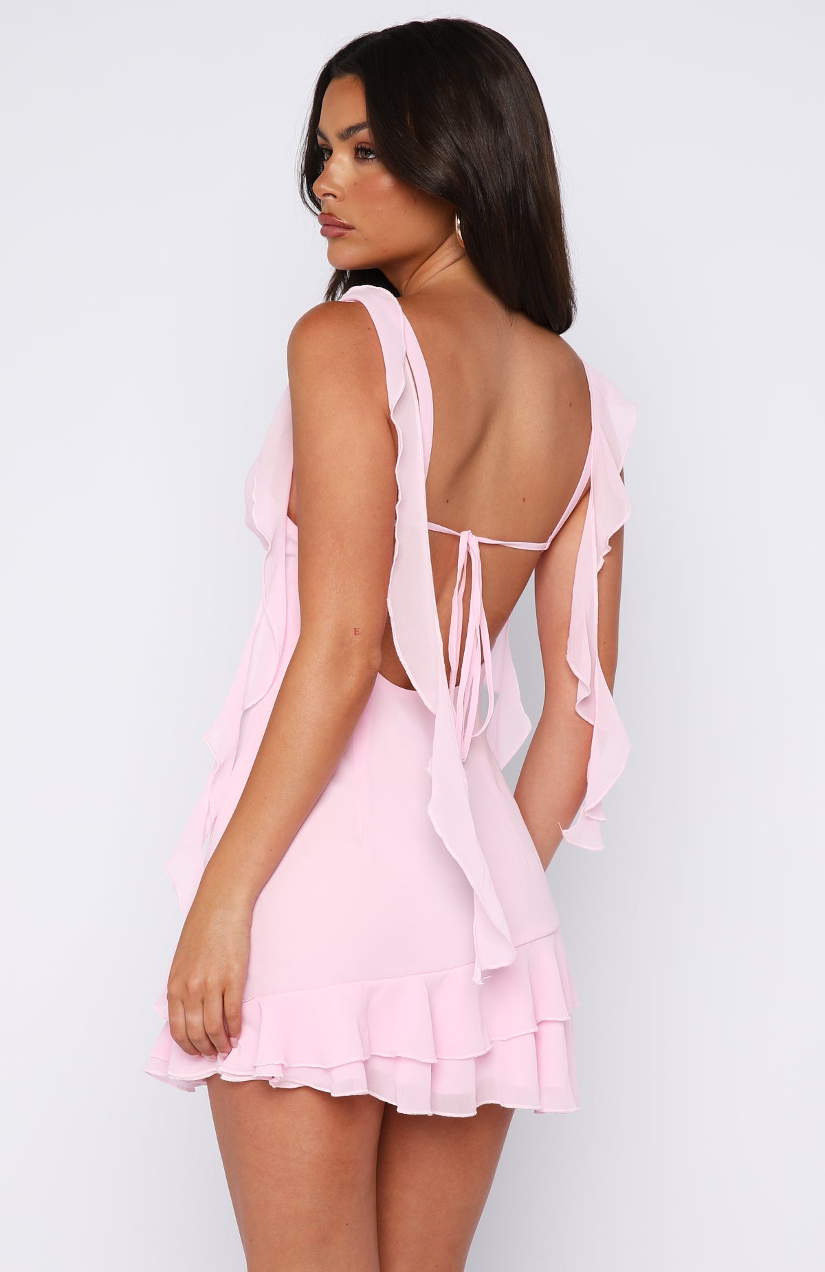 Rebel Rebel Mini Dress Baby Pink - Image 4
