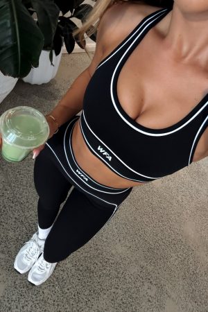 Regimen Sports Bra Black/White