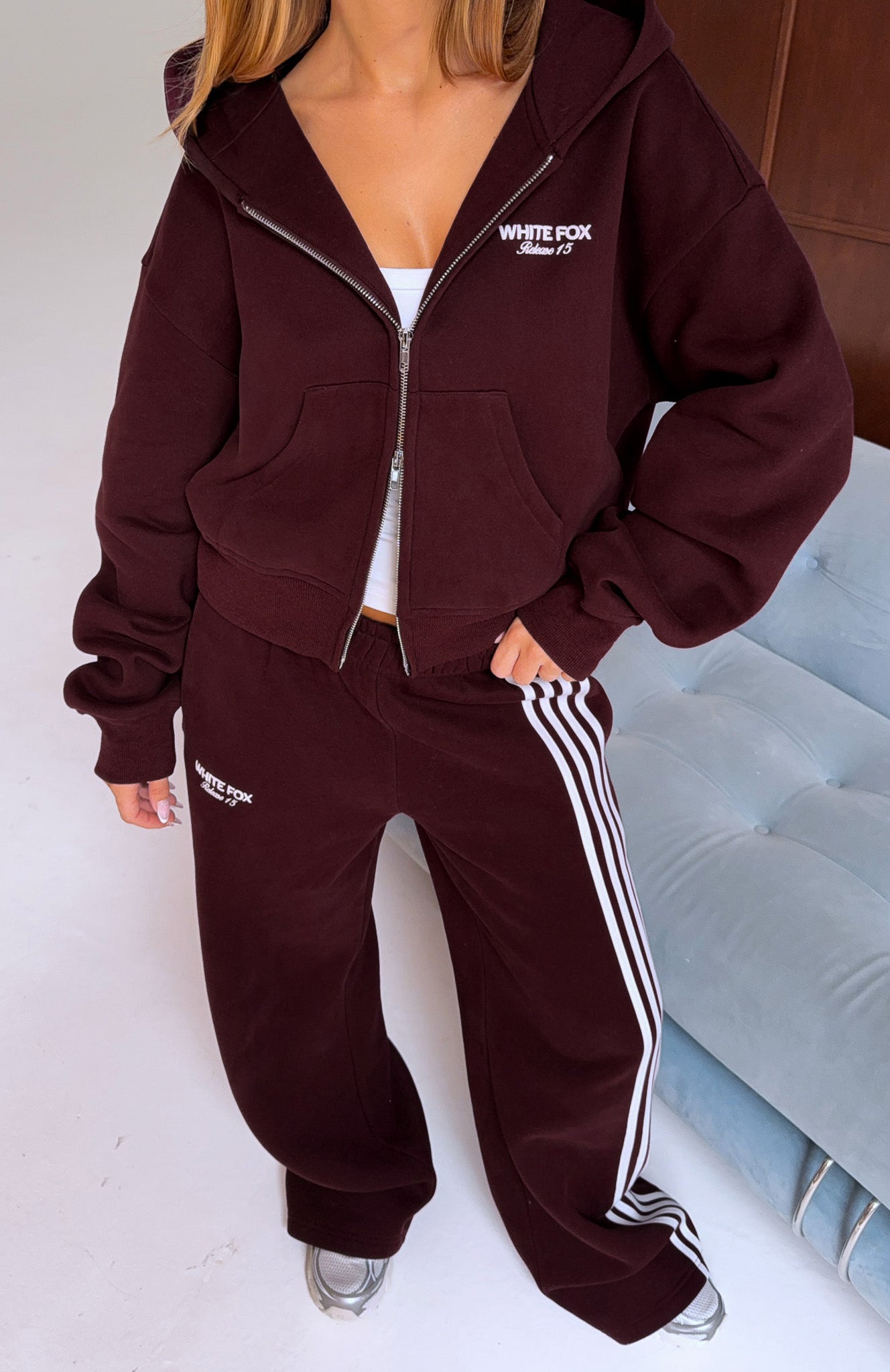 Release 15 Asalia Wide Leg Sweatpants Plum - Image 5