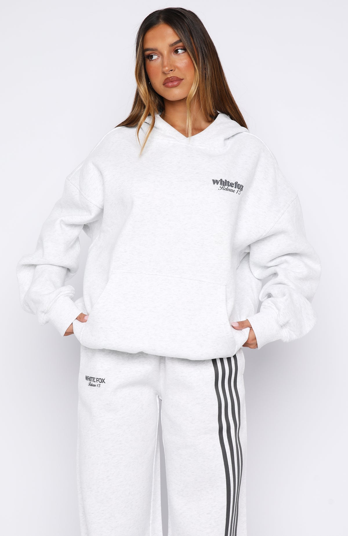 Release 15 Kiana Oversized Hoodie Grey Marle - Image 2