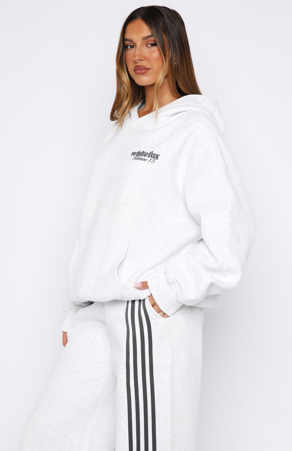 Release 15 Kiana Oversized Hoodie Grey Marle - Image 3
