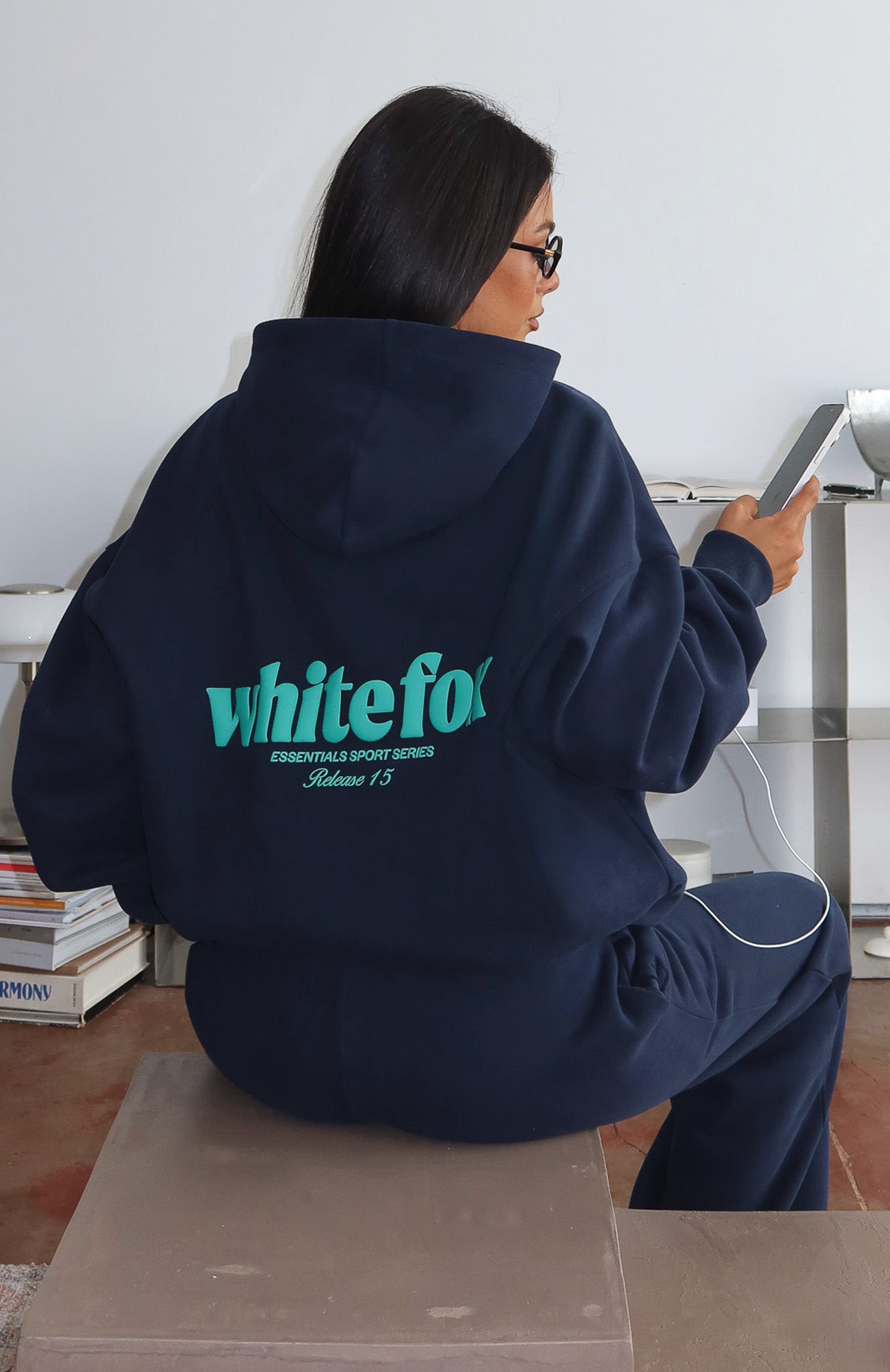 Release 15 Kiana Oversized Hoodie Navy